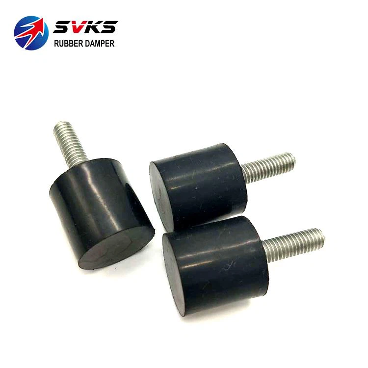 Crane Rubber Buffer Cylindrical Anti-vibration Foot Male Buffer